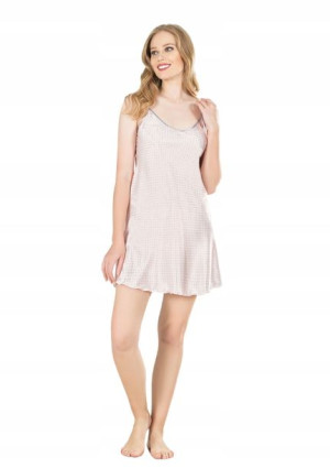 Koszula Nocna Vienetta satynowa S 36 38 ramiączka