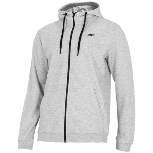 Bluza męska 4f chłodny jasny szary melanż h4z22 blm353 27m