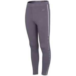Legginsy dla dziewczynki 4f szare hjz22 jleg002 23s