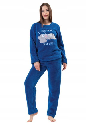 Piżama damska dres puszysta gruba ciepła XL 42 44