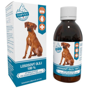 Topvet Olej Łososiowy 100% Dla Psów 200 ml