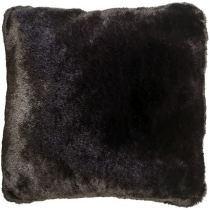 Poszewka Na Poduszkę Oslo 40x40 Rabbit Futro Królika Czarna