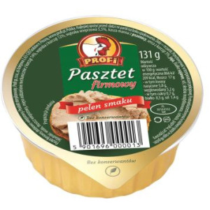 PROFI Pasztet Wielkopolski z drobiem firmowy 131 g - 20sztuk