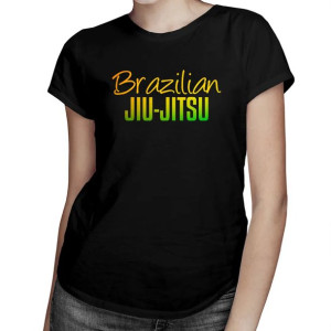 Brazilian Jiu-Jitsu Damska koszulka z nadrukiem dla fanki sztuki walki