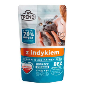 Frendi dla kotów z indykiem 100g