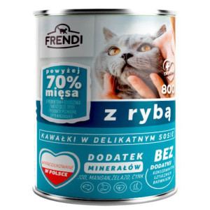 Frendi dla kotów z rybą puszka 800g