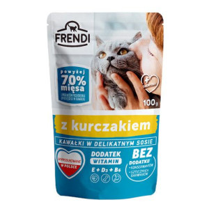 Frendi dla kotów z kurczakiem 100g