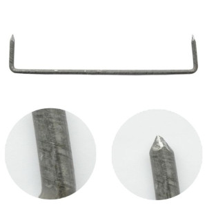 Klamra ciesielska 10x300 budowlana ostra LUN FIX 1szt