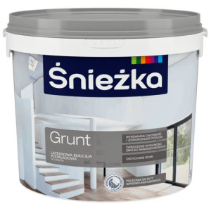 GRUNT Śnieżka 5l Lateksowa Emulsja Podkładowa