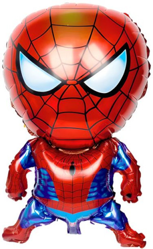 Balon Foliowy Urodziny Spiderman Hel Duży 77x47cm