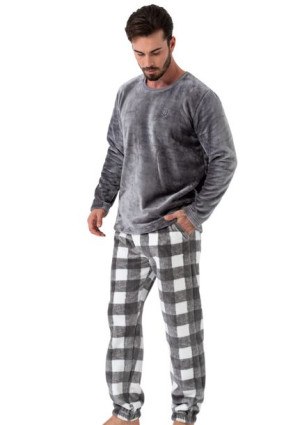Piżama Męska soft dres gruba ciepła Vienetta XL