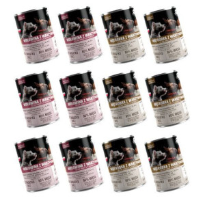 Pet Republic dla psów mix smaków z warzywami 12x400g