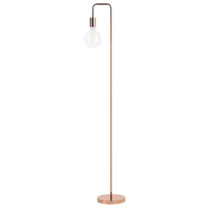 Lampa podłogowa metalowa miedziana SAVENA