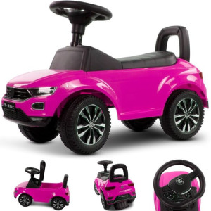 Pojazd Jeździk dla dzieci, pchacz, chodzik Volkswagen T-Roc różowy