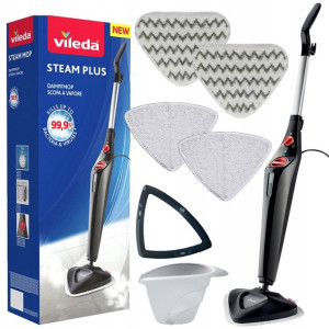 Mop Parowy Vileda Steam Plus 3.0 1550w + 4 Wkłady