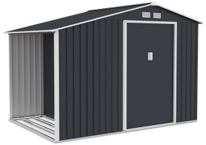 Domek Ogrodowy Drewutnia Madison 9x6 Cold Grey