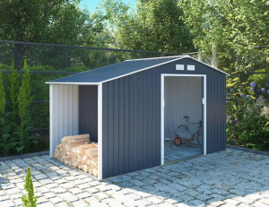 Domek Narzędziowy Drewutnia Madison 11x6 Cold Grey