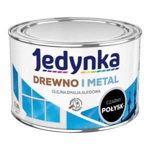 JEDYNKA do Drewna i Metalu 0,36L CZARNY POŁYSK