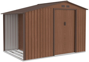 Domek Ogrodowy Drewutnia Madison 9x6 Walnut