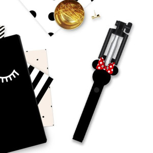 Selfiestick Bluetooth Minss-3 Minnie 001 Disney, Black / Czarny