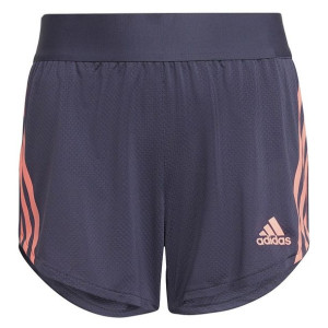 Spodenki adidas 3S KN Short Jr girls HE2098 - GRANATOWY; 152 CM