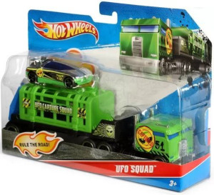 Hot Wheels - Truckin Transporter - Ufo Capture Squad - W4668