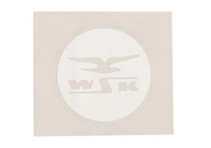 Naklejka Wsk Biała 110x100mm