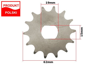 Zębatka Przód Simson S51 14z W
