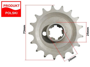 Zębatka Przód Etz250 17z