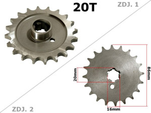 Zębatka Przód Mz Etz250 20z W