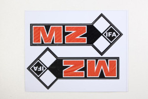 Naklejka Mz Ifa Czerwona