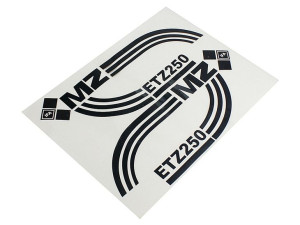 Naklejka Mz Etz 250 Lux Czarna