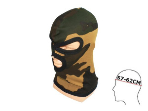 Kominiarka Bawełniana Oczy Dzielone L/xl Moro