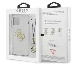 Guess Iphone 12 Pro Max Charms Collection Guhcp12lks4ggo Transparent
