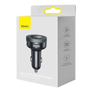 Ład Sam Baseus + Transmiter Fm Enjoy Car Bt 5.0 - Micro Sd - Aux