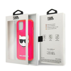 Karl Lagerfeld Iphone 13 Glitter Choupette Fluo Klhcp13mchtrp Pink