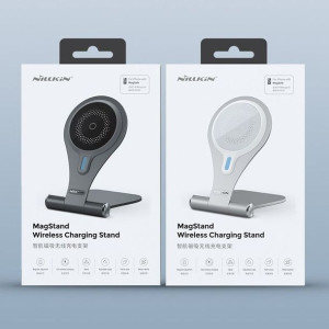 Nillkin Wireless Charging Magstand 15w Fast Charge, Silver/srebrny