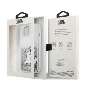 Karl Lagerfeld Iphone 13 Mini Glitter Choupette Fun Klhcp13sgcfs Silver