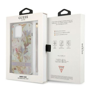 Guess Iphone 13 Pro Flower Strap Guhcp13lhflsu Fioletowy/purple