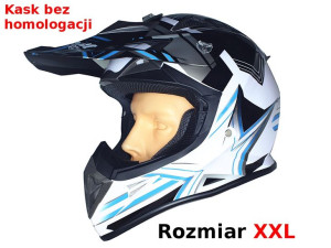 Kask Safebet Hf-116 White Q158 Blue Xxl (brak Ece)