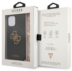 Guess Iphone 12 Pro Max Chain Collection Guhcp12llsc4gbk Czarny/black