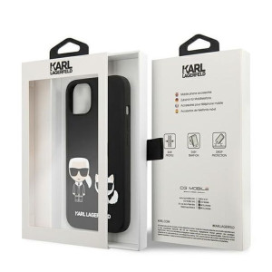 Karl Lagerfeld Iphone 13 Mini Silicone Karl&choupette Klhcp13ssskck Czarny