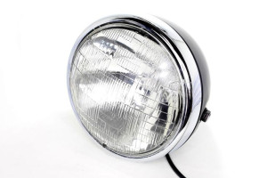 Lampa Przód Ftc-1015 Black Ramka Chrom