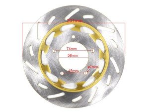 Tarcza Hamulca Przód Gy6 5 Śrub 202mm