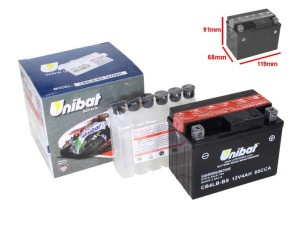 Akumulator Unibat Cb4lb-bs P+ 4ah