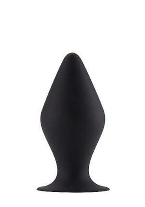 Butt Plug with Suction Cup - Small - Black