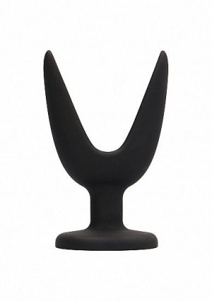 Butt Plug - Split 1 - 4 Inch - Black