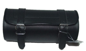 Piórnik, Rolka Nal 27cm Skóra Naturalna Czarny
