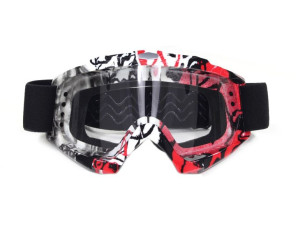 Gogle Ftm-006 Black/white/red