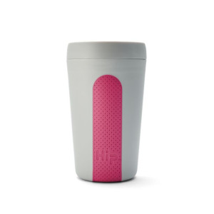 Kubek Hip | Stone + Hot Pink